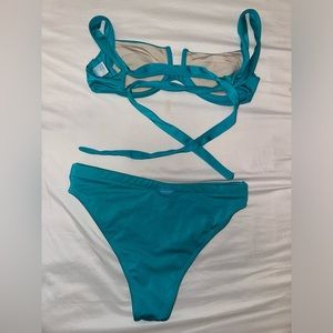 Blue Moves bikini! Color teal and size medium
